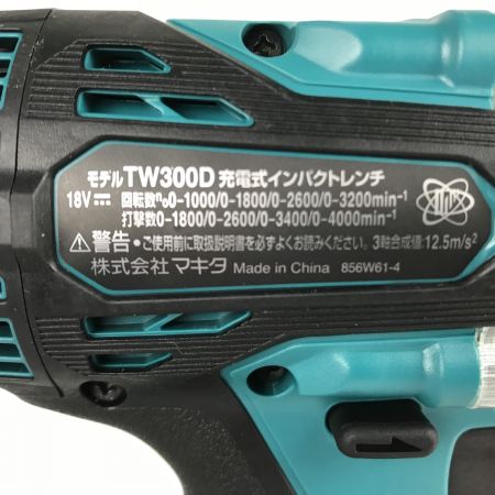  MAKITA マキタ 電動インパクトレンチ 18v 付属品完備 未使用品 コードレス式 TW300DRGX