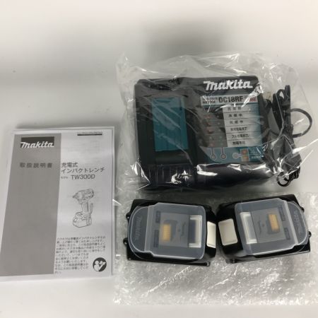  MAKITA マキタ 電動インパクトレンチ 18v 付属品完備 未使用品 コードレス式 TW300DRGX