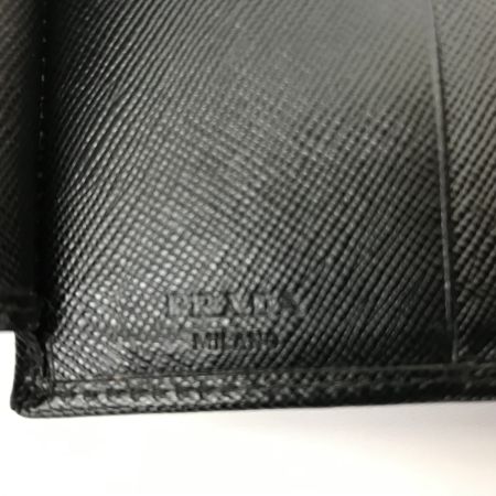  PRADA プラダ サフィアーノ 2つ折り財布 箱付 ブラック