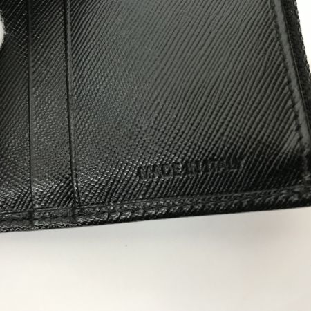  PRADA プラダ サフィアーノ 2つ折り財布 箱付 ブラック