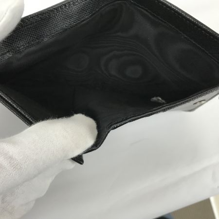  PRADA プラダ サフィアーノ 2つ折り財布 箱付 ブラック