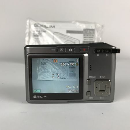  CASIO カシオ EXILIM エクシリム コンパクトデジタルカメラ 説明書・充電器・充電スタンド付属 EX-S500 シルバー