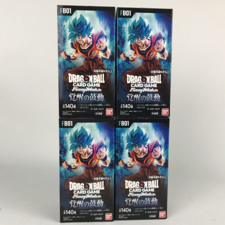   トレカ ドラゴンボールフュージョンワールド 覚醒の鼓動 未開封4BOX