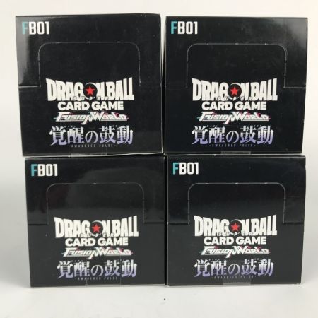   トレカ ドラゴンボールフュージョンワールド 覚醒の鼓動 未開封4BOX