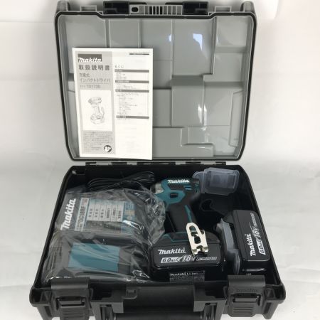  MAKITA マキタ インパクトドライバ  18V 付属品完備 TD173DRGX ブルー