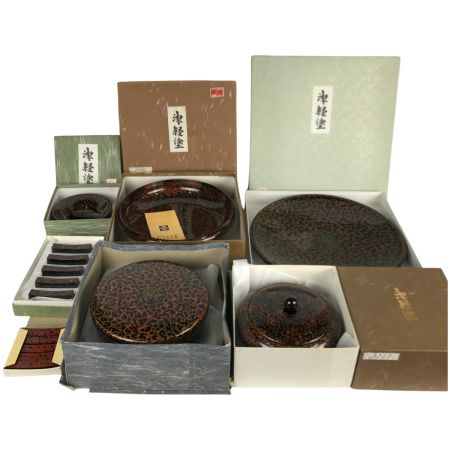 津軽焼 津軽焼き まとめ（漆器、菓子器、盆付菓子器、箸置き等）