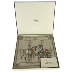 ■■ Gien ジアン シュヴォー・デュ・ヴァンスクエアプレート 馬 Aランク