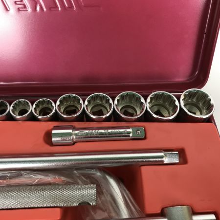  KTC ケーティーシー ハイクオリティー ソケットレンチセット B2013R レッド