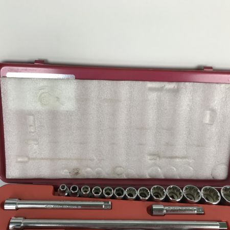  KTC ケーティーシー ハイクオリティー ソケットレンチセット B2013R レッド