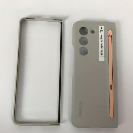  SAMSUNG サムスン galaxy z fold5 slim s pen case ペン付スマホケース サンド x ピンク