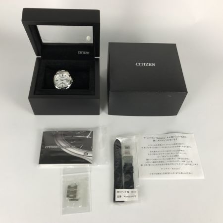  CITIZEN シチズン ザ・シチズン 落水（Rakusui）デイト クォーツ 純正替えベルト・コマ付き AQ4020-62Y