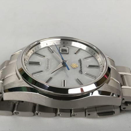  CITIZEN シチズン ザ・シチズン 落水（Rakusui）デイト クォーツ 純正替えベルト・コマ付き AQ4020-62Y