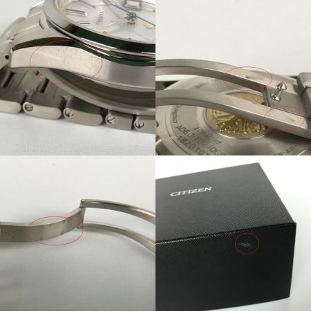  CITIZEN シチズン ザ・シチズン 落水（Rakusui）デイト クォーツ 純正替えベルト・コマ付き AQ4020-62Y