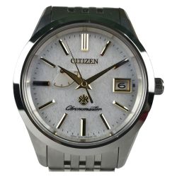 ■■ CITIZEN シチズン 250本限定 ザ・シチズン エコ・ドライブ 真砂（まなご）替えバンド・コマ付き AQ1060-56W Aランク