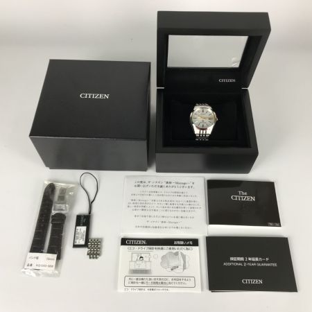 CITIZEN シチズン 250本限定 ザ・シチズン エコ・ドライブ 真砂（まなご）替えバンド・コマ付き AQ1060-56W