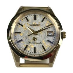 ■■ CITIZEN シチズン 25周年限定 エコドライブ チタン ソーラー 限定５００本 純正ベルト付 AQ4042-01P Bランク