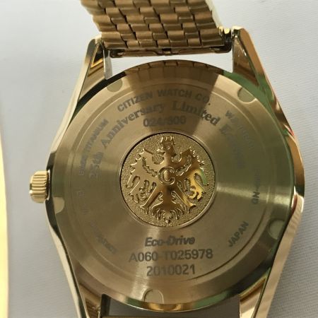  CITIZEN シチズン 25周年限定 エコドライブ チタン ソーラー 限定５００本 純正ベルト付 AQ4042-01P