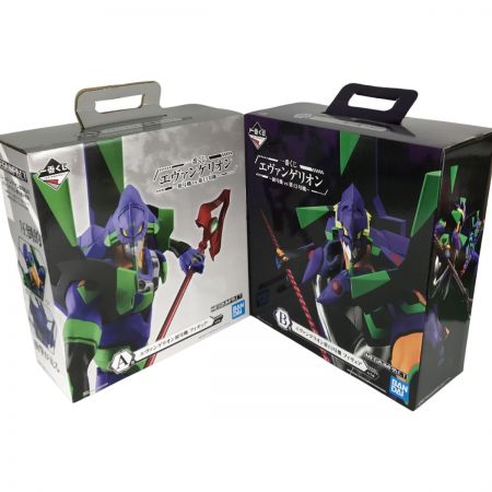  BANDAI バンダイ シン・エヴァンゲリオン 1番くじ 初号機VS第13号機 A賞・B賞セット MEGAIMPACT 未開封