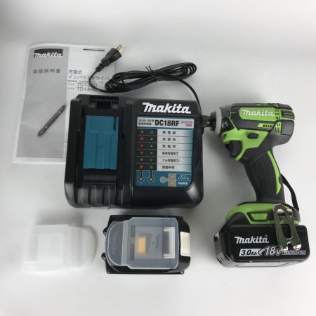  MAKITA マキタ インパクトドライバ コードレス式 18v 3.0A TD149DRFXL ライム