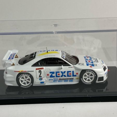   EBBRO 1/43 ZEXEL SKYLINE (R33) JGTC 1998 No.2 44193 ホワイト
