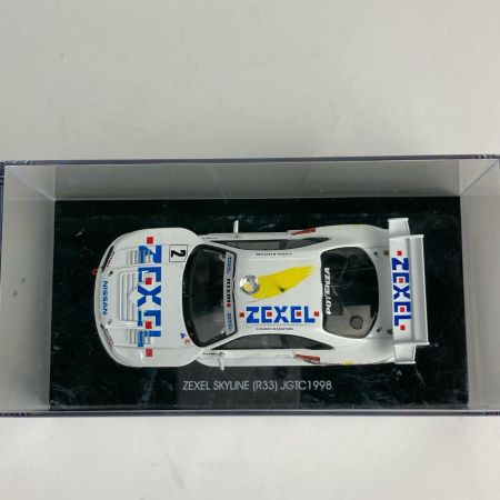   EBBRO 1/43 ZEXEL SKYLINE (R33) JGTC 1998 No.2 44193 ホワイト