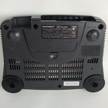  Nintendo 【動作品】ニンテンドー64 任天堂64  NUS-001 コントローラー3個振動パック・コントローラーパック付き