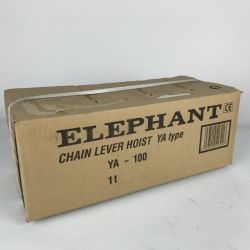 ■■ ELEPHANT エレファント YA型 チェーンレバーホイスト 1t YA-100 Nランク