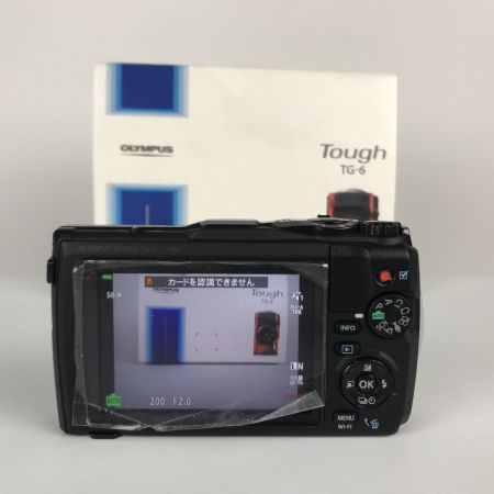  OLYMPUS オリンパス コンパクトデジタルカメラ 付属品完備 TG-6 ブラック