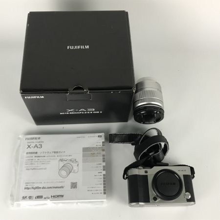  FUJIFILM フジフィルム ミラーレス一眼カメラ レンズセット Fujinon 16-50mm  X-A3 ジャンク品