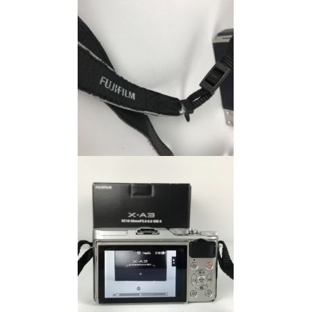  FUJIFILM フジフィルム ミラーレス一眼カメラ レンズセット Fujinon 16-50mm  X-A3 ジャンク品