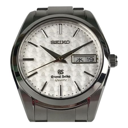  SEIKO セイコー 限定500本 グランドセイコー40周年記念 コマ付 クォーツ SS 9F83-0AG0 ホワイト
