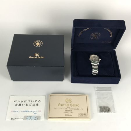  SEIKO セイコー 限定500本 グランドセイコー40周年記念 コマ付 クォーツ SS 9F83-0AG0 ホワイト