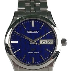 ■■ SEIKO セイコー グランドセイコー ヤマザキ創業50周年記念モデル クォーツ腕時計 コマ付 9F83-0AC0 ネイビー Bランク