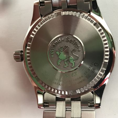  SEIKO セイコー グランドセイコー ヤマザキ創業50周年記念モデル クォーツ腕時計 コマ付 9F83-0AC0 ネイビー