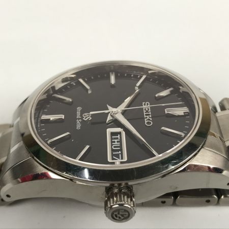 SEIKO セイコー グランドセイコー デイデイト クォーツ チタン メンズ コマ付 9F83-0AF0 ブラック