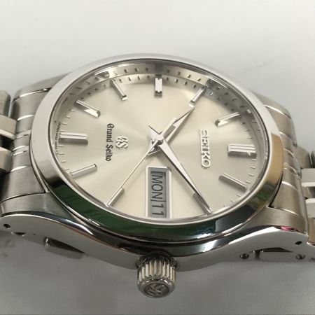  SEIKO セイコー グランドセイコー デイデイト シルバー クォーツ メンズ 腕時計 コマ付 SBGT015