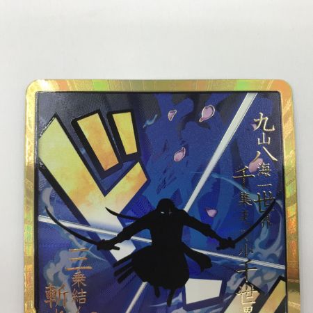   ワンピースカード ドン!!カード ゾロ 金枠 スーパーパラレル