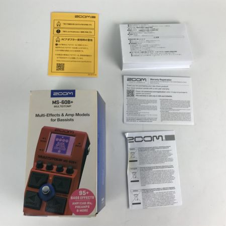  ZOOM ズーム ベース用エフェクター MS-60B+