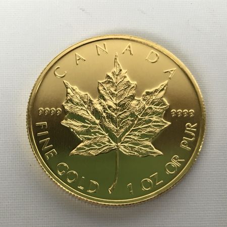  金貨 エリザベス女王 メイプルリーフ金貨 24金 K24 31.1g 1oz エリザベス2世