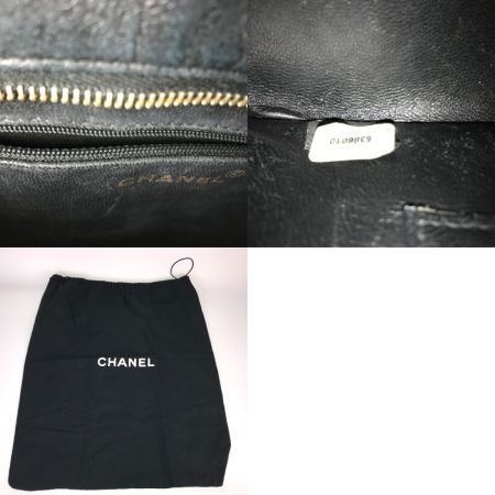  CHANEL シャネル 復刻トート キャビアスキン ゴールドチャーム トートバッグ ブラック