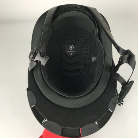   BR 乗馬ヘルメット Omega Painted ポロバイザー Lサイズ（58-60cm BRH98 ブラック×シルバー