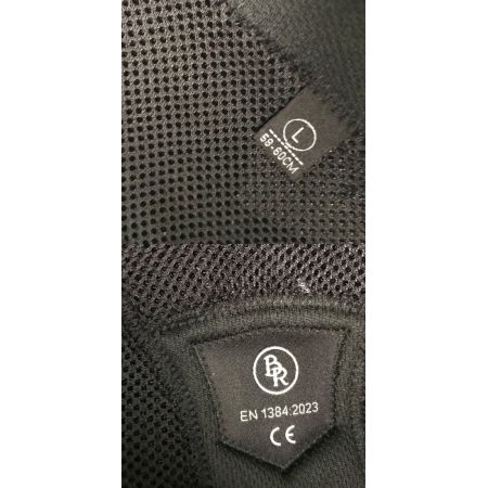   BR 乗馬ヘルメット Omega Painted ポロバイザー Lサイズ（58-60cm BRH98 ブラック×シルバー