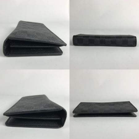 LOUIS VUITTON ルイヴィトン 長財布 ダミエ グラフィィット ポルトフォイユプラザ N62665 ブラック 箱・布袋付