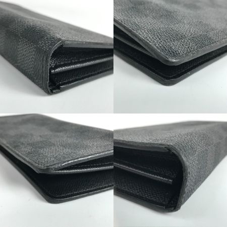  LOUIS VUITTON ルイヴィトン 長財布 ダミエ グラフィィット ポルトフォイユプラザ N62665 ブラック 箱・布袋付