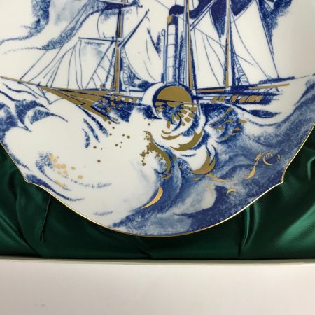  Meissen マイセン イヤープレート 郵便蒸気船 ソルヴェイ 2001年 箱付