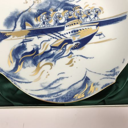  Meissen マイセン イヤープレート 飛行艇ドルニエドックス 2002年 洋食器 札幌マイセン美術館 箱・冊子付