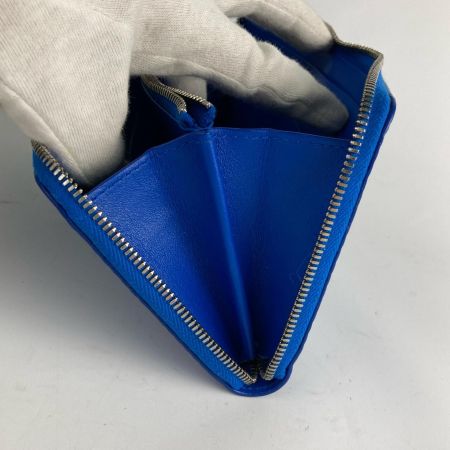  BOTTEGA VENETA ボッテガヴェネタ イントレチャート 長財布 ラウンドファスナー財布 P01718117K ブルー