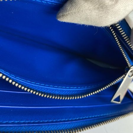  BOTTEGA VENETA ボッテガヴェネタ イントレチャート 長財布 ラウンドファスナー財布 P01718117K ブルー
