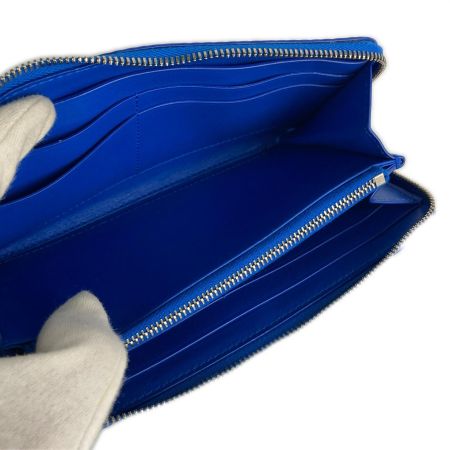  BOTTEGA VENETA ボッテガヴェネタ イントレチャート 長財布 ラウンドファスナー財布 P01718117K ブルー
