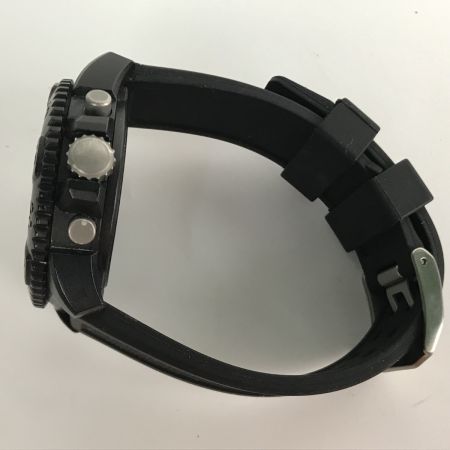  LUMINOX ルミノックス 腕時計 ラバーベルト クォーツ  3080 オールブラック 本体のみ